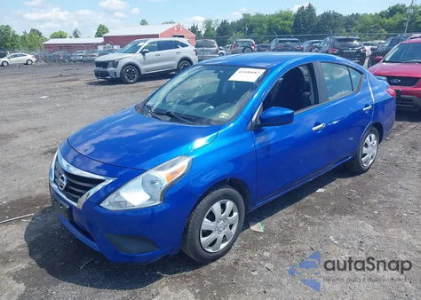 2016 Nissan Versa 1.6 S/1.6 S+/1.6 Sl/1.6 Sv из США, поврежденный, VIN 3N1CN7AP4GL896354